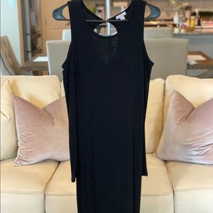 Cold Shoulder Midi Dress